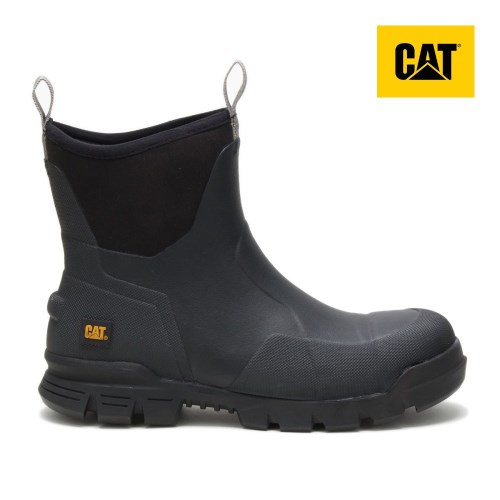 Pánské Pracovní Boty Caterpillar Stormers 6" Steel Toe Černé (CZ-9EMU)